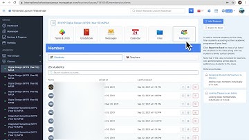 Adding students to classes on ManageBac