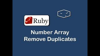 number array remove duplicates in ruby