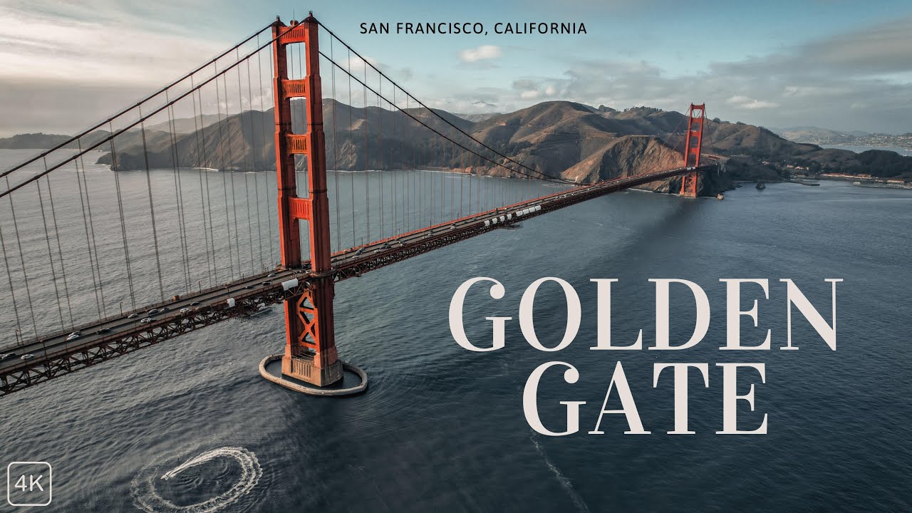 Golden Gate Bridge || San Francisco California || 4K Drone