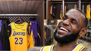 Nba preseason is in full affect and all eyes are on the los angeles
lakers lebron james! also unveiled their new upgraded locker room
which lo...