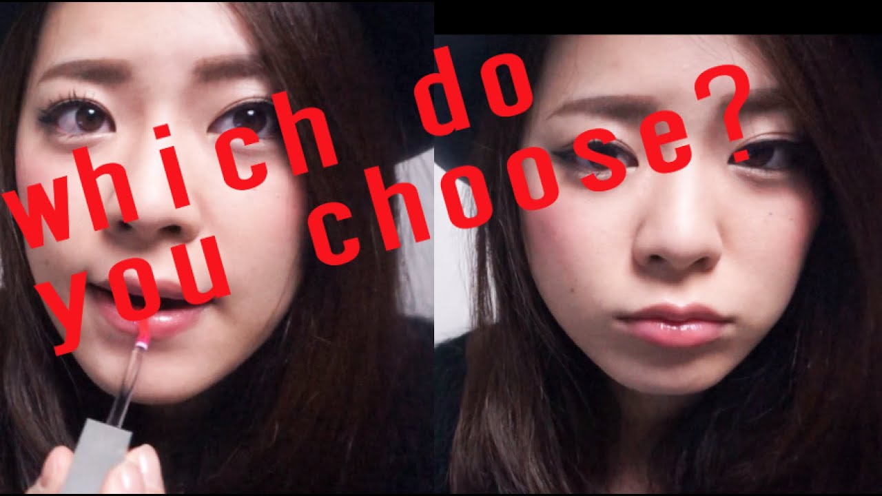 which do you choose? ~女子あるあるshort fashion movie~ kawaii emoticons