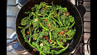 Simply Delicious Rapini (broccoli rabe) | CaribbeanPot.com by caribbeanpot 1,848 views 11 days ago 6 minutes, 15 seconds