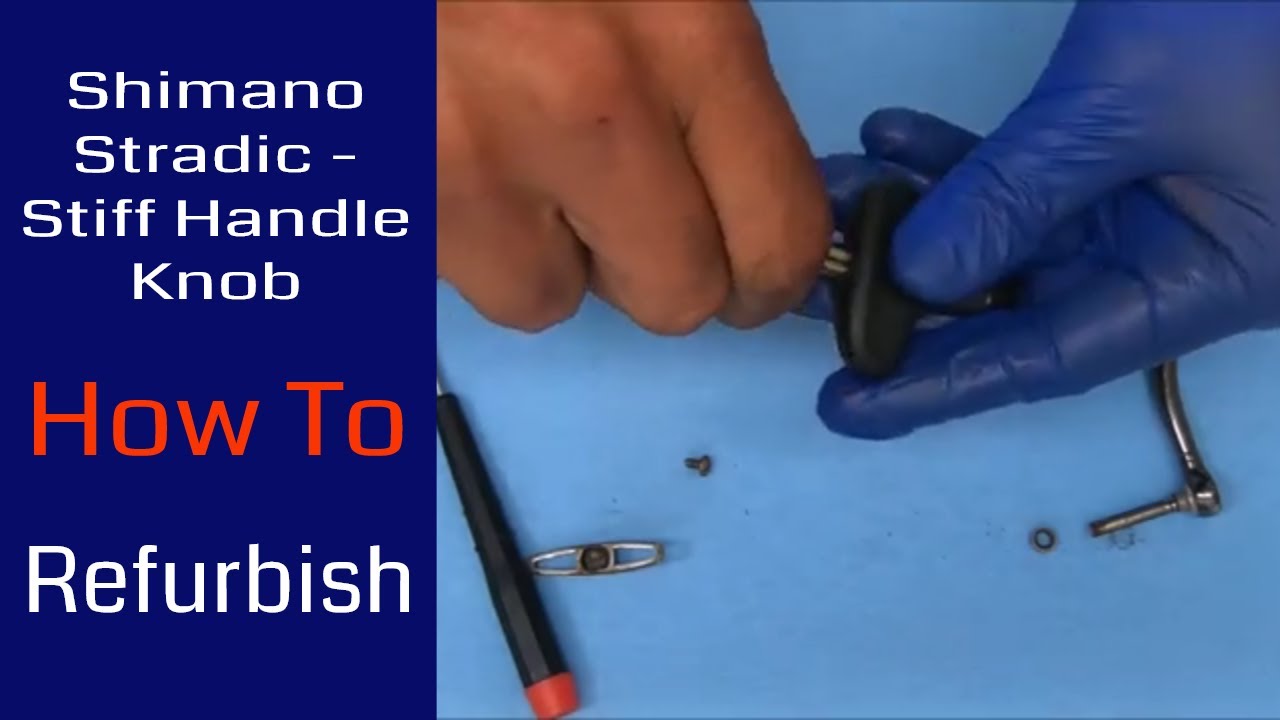 Shimano Stradic: Stiff Handle Knob - How To Refurb: Fishing Reel Repair 
