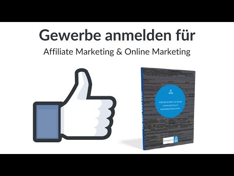 Gewerbe anmelden Affiliate Marketing & Online Marketing - kurz erklärt!⎪#FragDenKox