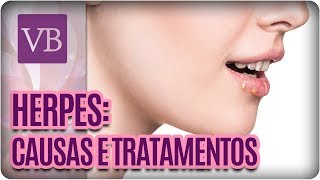 Herpes nas pernas pele sensível