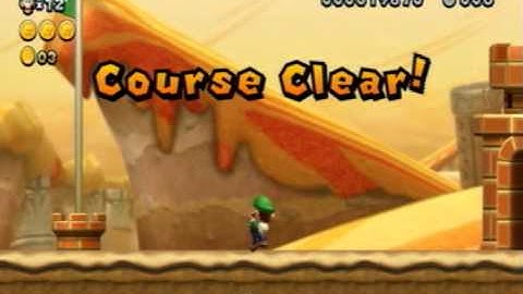 New Super Luigi U Walkthrough Part 3 - Layer-Cake Desert (1/2)