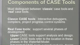 Computer Aided Software EngineeringCASE