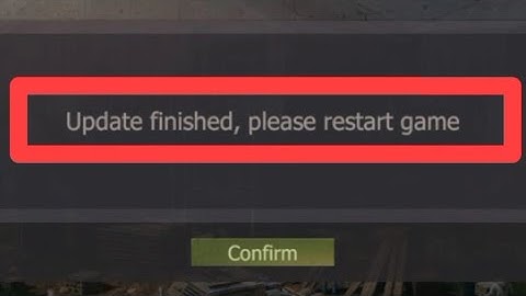 How to fix Update finished, please restart game 🎮 problem solve in Last Island of survival