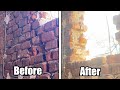 Parkside PBH 1050 Hammer Drill If You Want Wall To Disappear DIY Demolition of Double Brick Wall