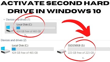 How to activate second hard drive in windows 10 easy tutorial in 2023