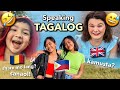 SPEAKING IN TAGALOG WITH OUR BRITISH COUSIN AND BROTHER
