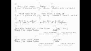Video thumbnail of "Aretha Franklin Respect Chord Chart"