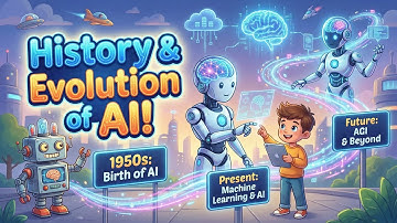 How Did AI Become So Smart? 🤖 From Calculators to Generative AI | History of AI for Kids!
