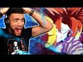 SSJ4 Gogeta's INSTANT KILL 100X BIG BANG KAMEHAMEHA! REACTION Dragon Ball FighterZ DLC