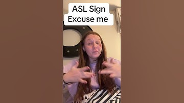 Learn How To Sign "Excuse me" in ASL for Beginners | American Sign Language #shorts