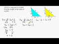 Congruent Triangles and Solving Equations Quiz