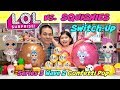 SERIES 3 WAVE 2 LOL SURPRISE CONFETTI POP VS. BANGGOOD SQUISHIES! LUNCH BOX SWITCH UP CHALLENGE!