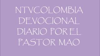 devocional diario por e pastor MAO 06 julio 2018