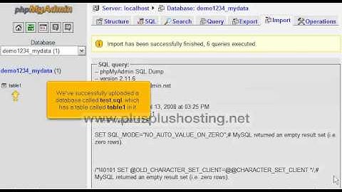 Managing MySql databases with PhpMyadmin in cPanel - RVSkin theme
