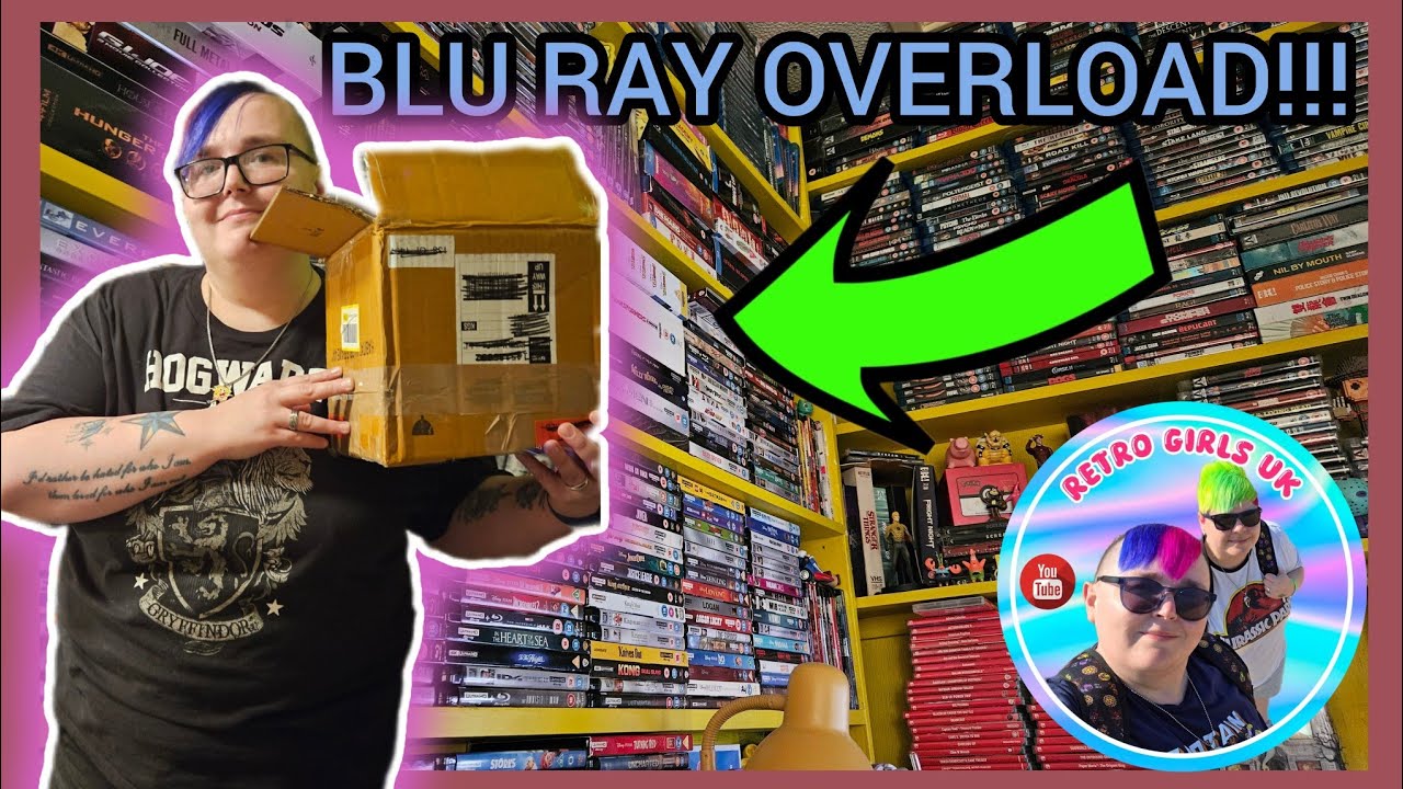 РЕТРО ВИДЕОБЛОГ #22 - Мы купили ТРИ коробки Blu-ray дисков!! | RGUK #physicalmedia #blurays #haul...