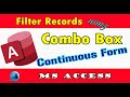 Search as you type combo  filter records using combo  ms access search records