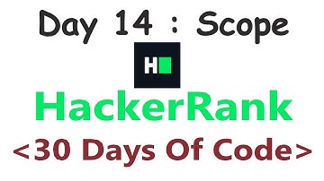 HackerRank 30 Days of Code c++ | Day 14 : Scope | 2020