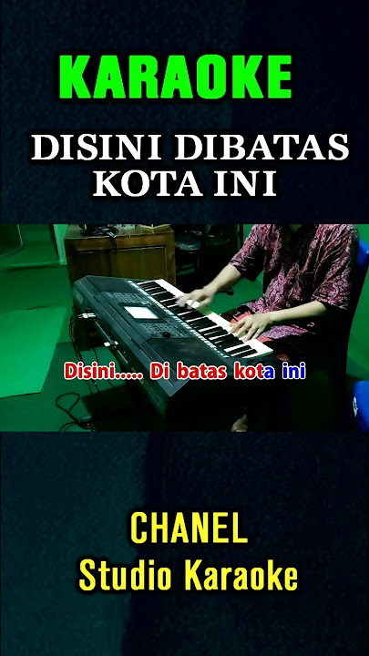 DISINI DIBATAS KOTA INI  #karaoke #studiokaraoke #dangdut #karaokedangdut #shorts