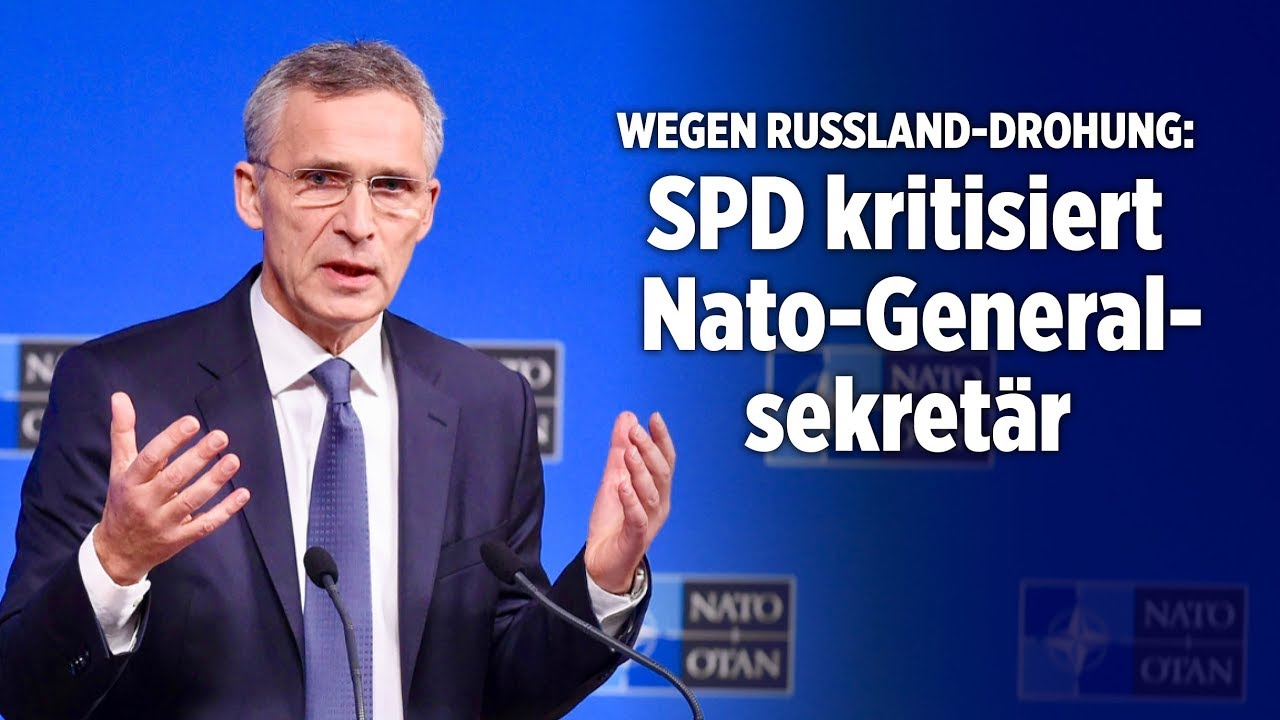 Wegen Russland-Drohung: SPD kritisiert Nato-Generalsekretär russland flagge