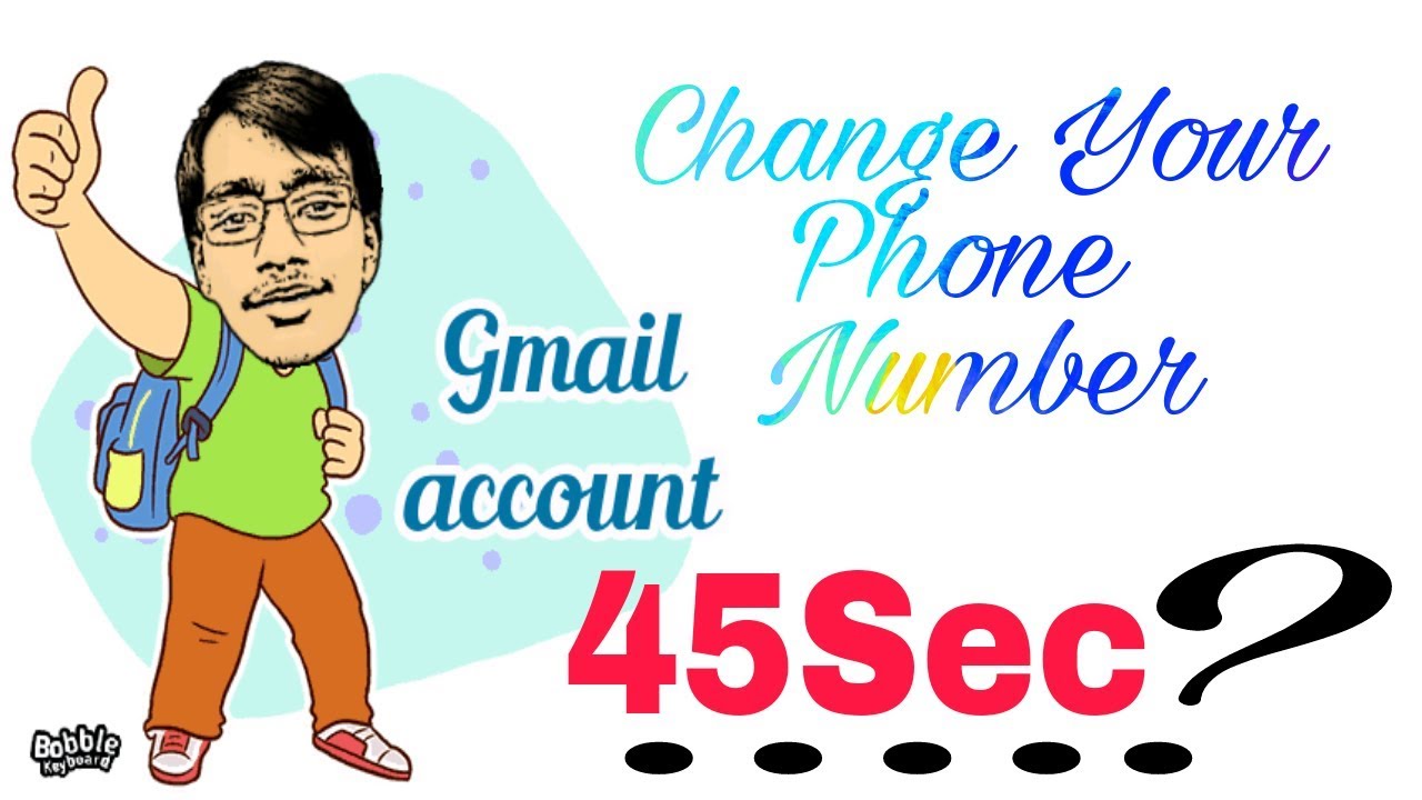 how-to-change-your-gmail-account-phone-number-youtube