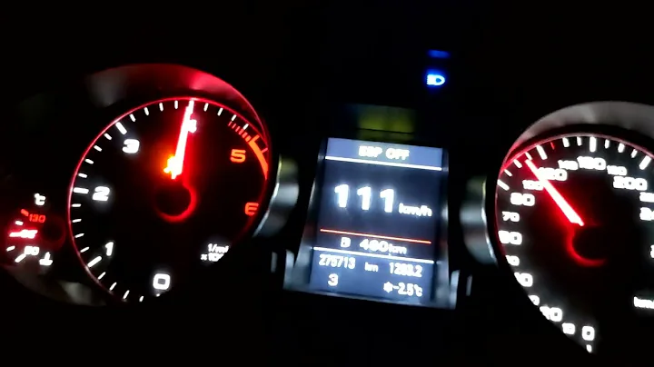 Audi A5 3.0TDi Stage 3  0-200km/h