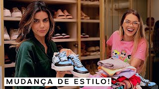 Fazendo a LIMPA no meu guarda-roupa! MUDANÇA DE ESTILO -  Ep 01