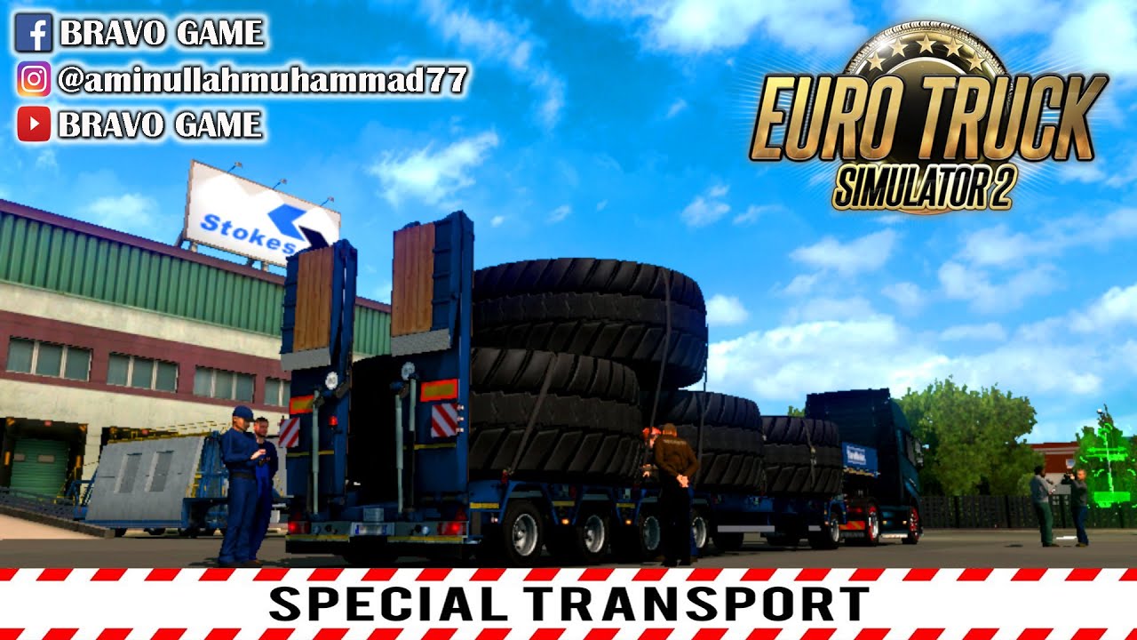 Euro Truck Simulator 2 Indonesia || Spesial Transport 1 || Ban Mobil ...