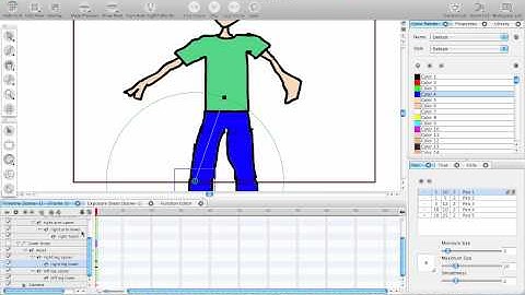 Toon Boom Studio Tutorial : Rig an animatable character [part 2]