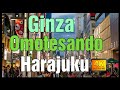 【4K】Japan Walk - Tokyo ,Decemebr 2020, Ginza (銀座) , Omotesandō (表参道) and Harajuku (原宿)