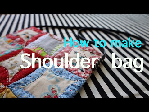 Orange peel pattern] How to make a simple shoulder bag / size