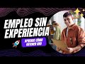 ✅ Cómo Vencer la Falta de Experiencia y Aún Conseguir el Empleo