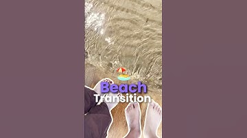 Beach transition tutorial! Do it with just your phone! #transitionidea #traveltransition #editing