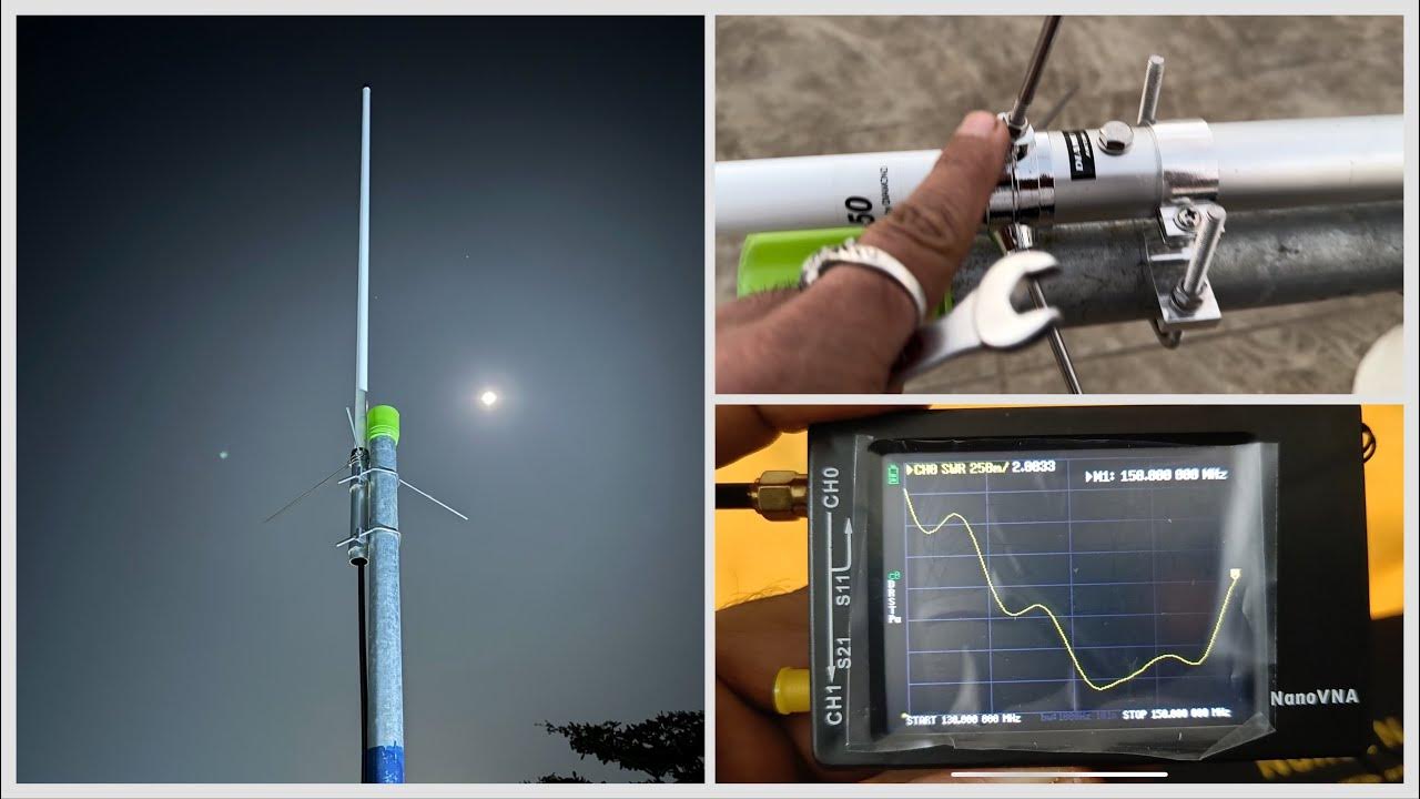diamond-x50-antenna-setup-installation-swr-youtube