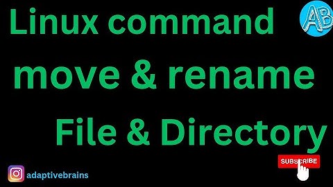 Mastering the mv Command in Linux: Move and Rename Files