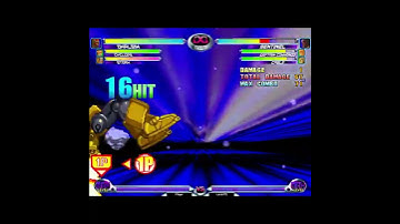 MvC2 Dhalsim 100%+ combo vs Sentinel (without using infinites)