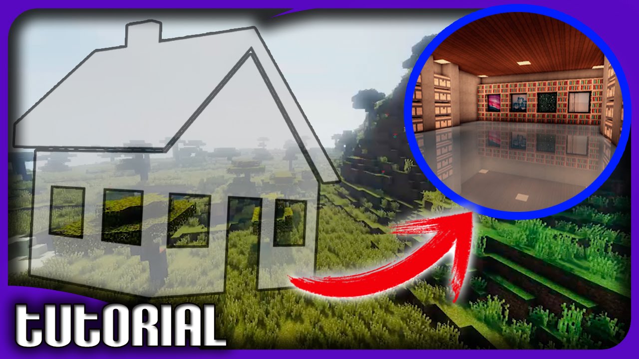 Como hacer una casa INVISIBLE en Minecraft! Nunca más te robarán algo ...