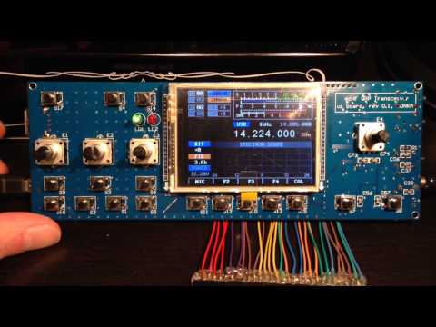 mcHF UI board first test on 20m