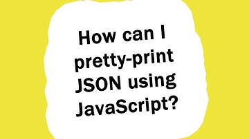 How can I pretty-print JSON using JavaScript?
