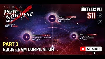 Oblivion Pit S11 Anomaly Guide Team Comb Part 3 , Path To Nowhere