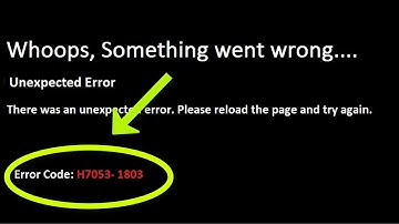 Netflix Error Code F7053 1803 On Mozilla Firefox - Whoops, Something Went Wrong - Unexpected Error