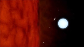 Dead Star Warps Light of Red Star | NASA