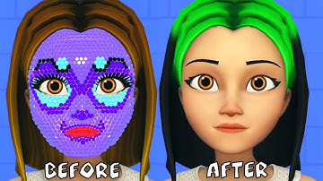 Makeup Removal All Levels Gameplay Android/iOS - New Game