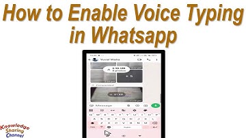 How to Enable Voice Typing in Whatsapp