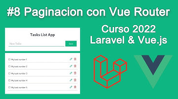 Curso Laravel 8 y Vue.js - Paginación con Vue Router