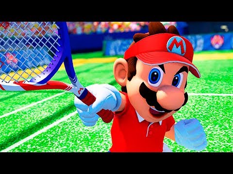 MARIO TENNIS #3 cartoon game for kids Baby new in SPT Mario Tennis Aces